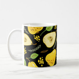 Sötpäron: Överlappande fruktdesign Kaffemugg