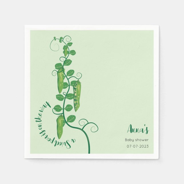 Sötpea Pappersservett (Framsidan)