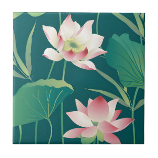 Sötplattor Traditionella lotus Kakelplatta