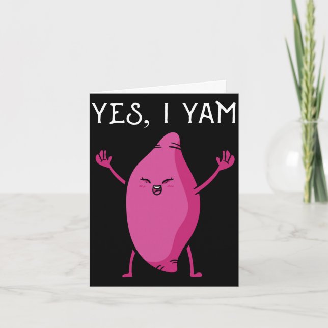 Sötpotatis jam årsdag matchande bröllop kort (Framsida)