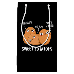 Sötpotatis Lung Food Pun Mörk BG