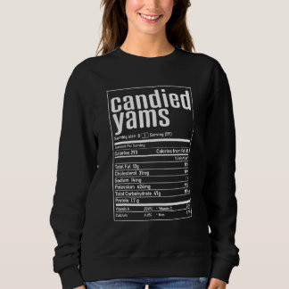 Sötpotatis Näringsinnehåll Thanksgiving Jul T Shirt