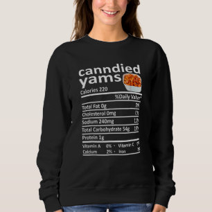 Sötpotatis Nutrition Fakta Om Mat Thanksgiving Kos T Shirt