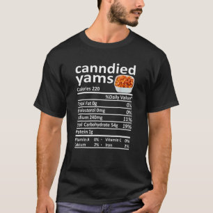 Sötpotatis Nutrition Fakta Om Mat Thanksgiving Kos T Shirt