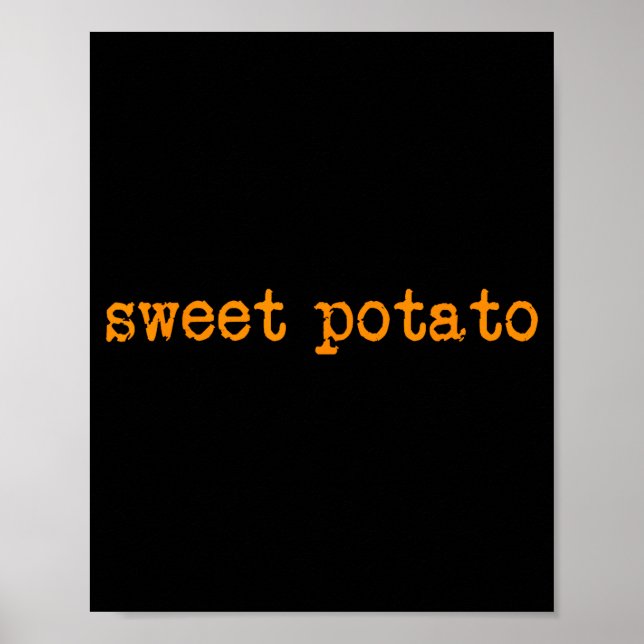 Sötpotatis Och Lite Ohyfsad Potatis  Poster (Framsidan)