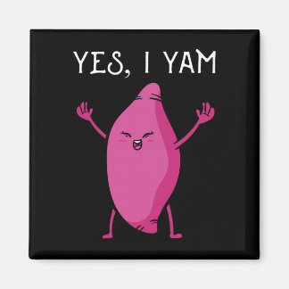 Sötpotatis yam årsdag matchande bröllop magnet