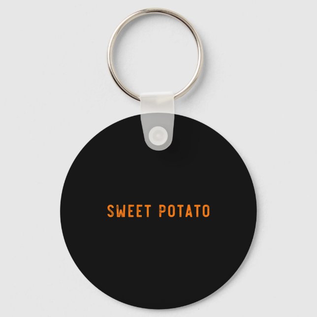 Sötpotatisis lite oartig Potatis Rolig Thanksgivin Nyckelring (Framsida)