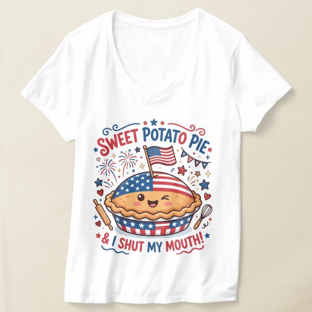 Sötpotatispaj  t shirt (Laydown)