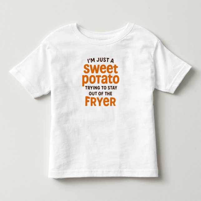 Sötpotatshumor T Shirt (Framsida)