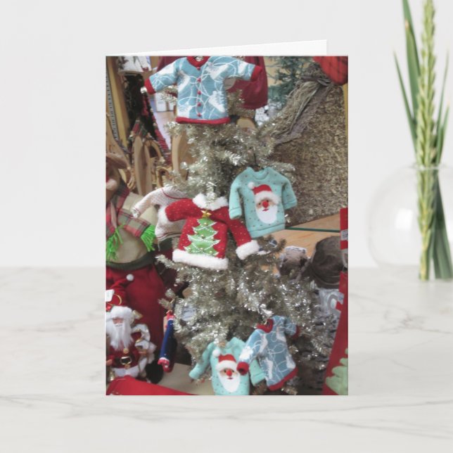 Sötprydnadsjulkort Helgkort (Framsida)