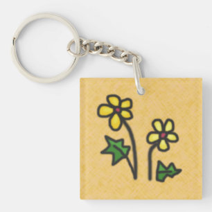 Sötritad Gula blommor på vilken Färg som helst