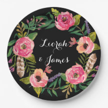 Sötromantisk vattenfärgsblomma