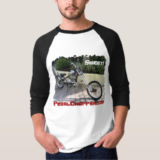 Sötsak för svart pedal- avbrytare Motorized Cykel Tee Shirt