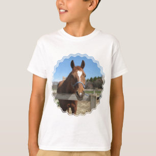 Sötsaken inkvarterar hästbarntröjan t shirt