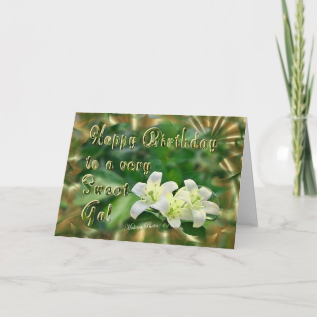 Sötsaken Jasmin-skräddarsy Kort (Framsida)