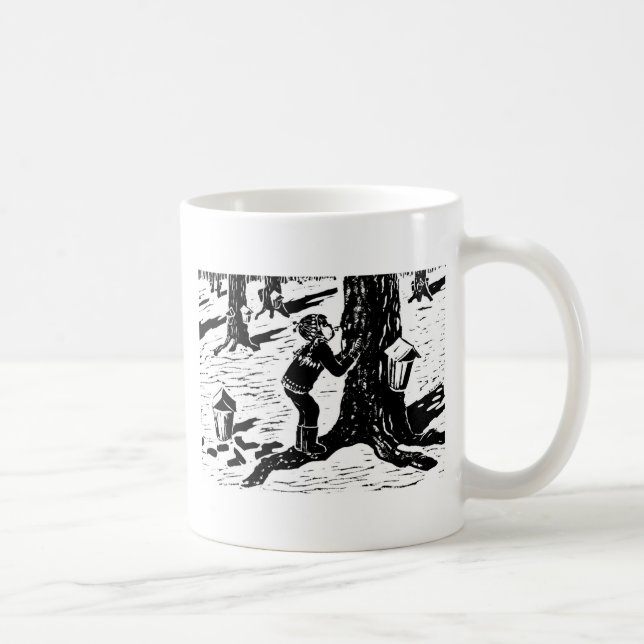Sötsaken underminerar muggen kaffemugg (Höger)