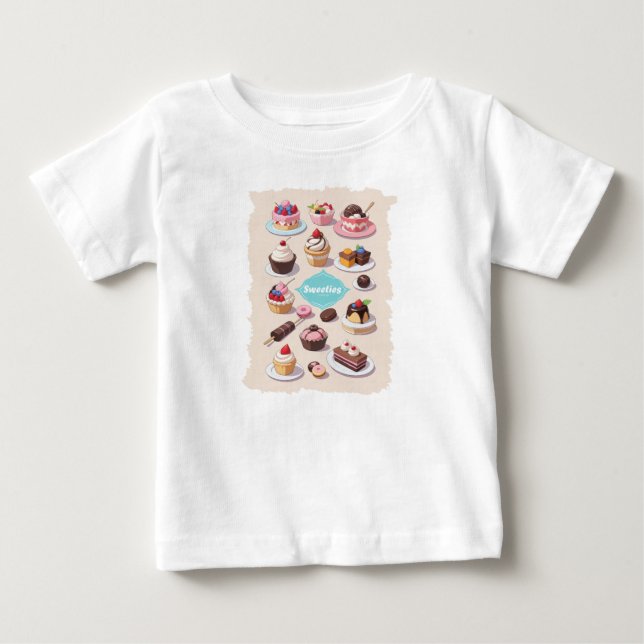 Sötsaker baby bra  jersey t shirt (Framsida)