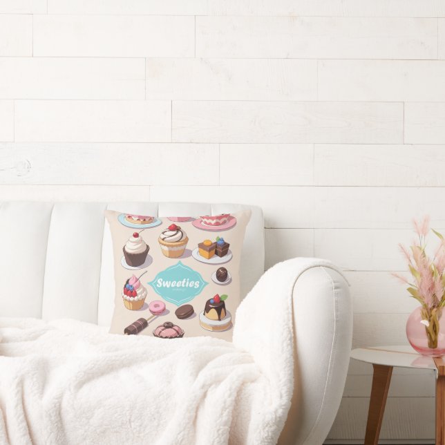 Sötsaker dekorativ kudde (Soffa)