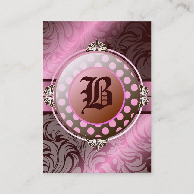 sötsaker för socker 311-Brown Visitkort (Framsida)