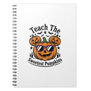 Sötsaker Pumpa Tröja Cute Halloween Klass Design_ Anteckningsbok