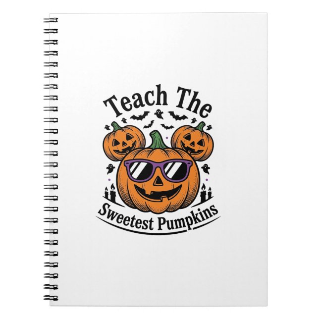 Sötsaker Pumpa Tröja Cute Halloween Klass Design_ Anteckningsbok (Framsidan)