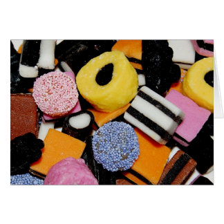 Sötsaker till min godis 3 hälsningskort