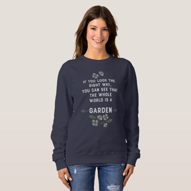 Sötshirt Hemliga Garden Tröja (Hel framsida)