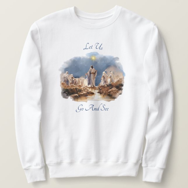 Sötskjorta 4 i den första julserien lång ärmad tröja (Design framsida)