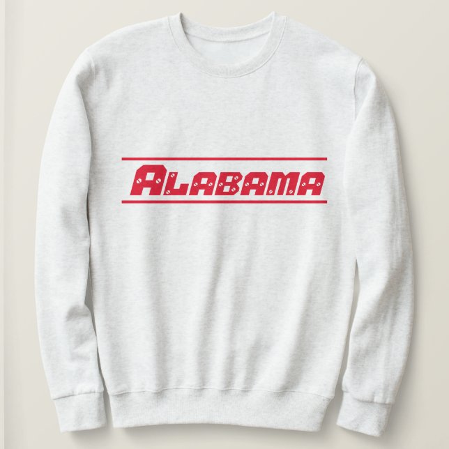 Sötskjorta för kvinnor - Alabama T Shirt (Design framsida)