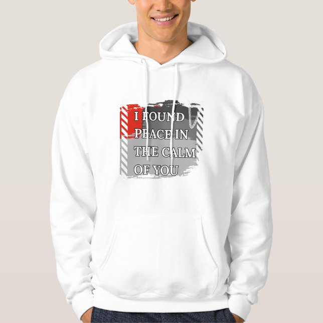 Sötskjorta för manar hoodie (Framsida)