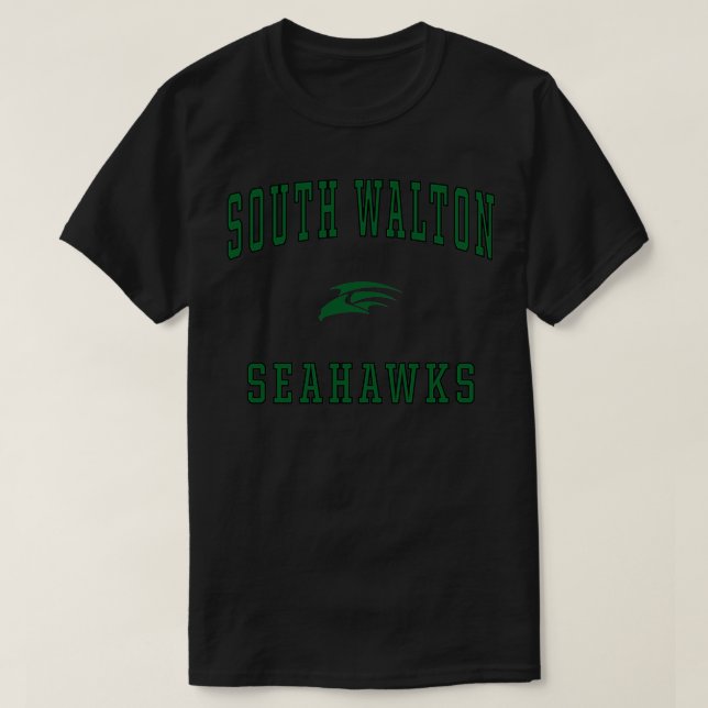 Sötskjorta för South Walton High School Seahawks T Shirt (Design framsida)