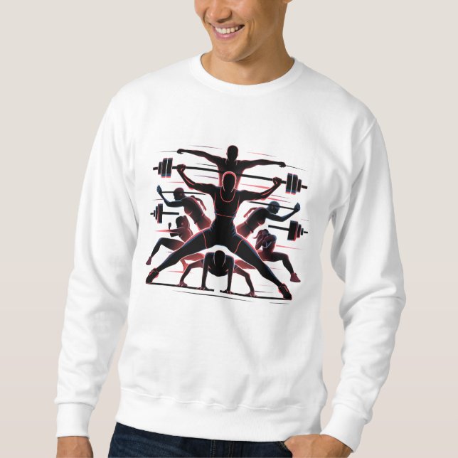 Sötskjorta, Hoodie - Sportiv Lång Ärmad Tröja (Framsida)