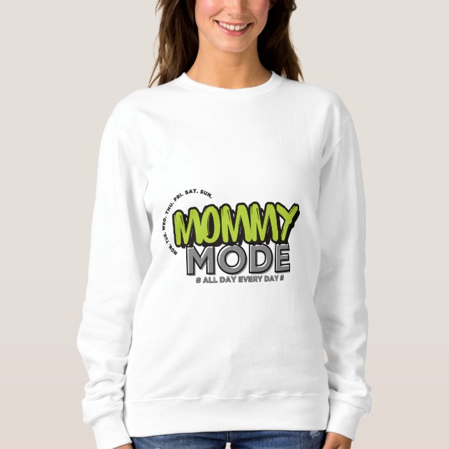 Sötskjorta i mamma-läge - Ljudig Mamma-livsoffert T Shirt (Framsida)