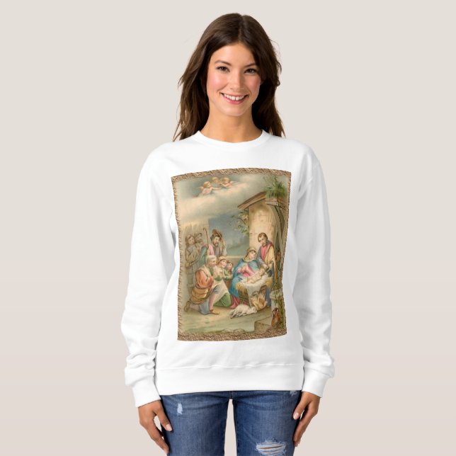 Sötskjorta Jesus Kristus T Shirt (Hel framsida)