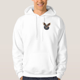 Sötskjorta - liten främre logotyp och stor baksida hoodie