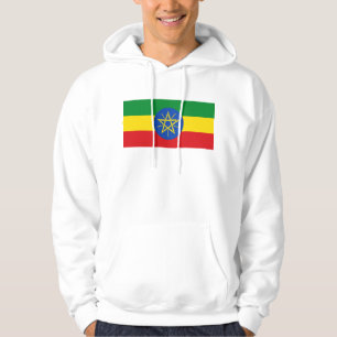 Sötskjorta med Flagga av Etiopien Hoodie
