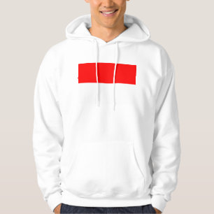 Sötskjorta med Flagga från Indonesien Hoodie