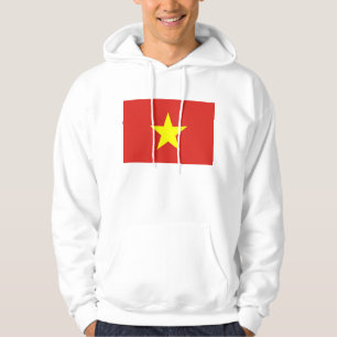 Sötskjorta med Flagga från Vietnam Tröja Med Luva