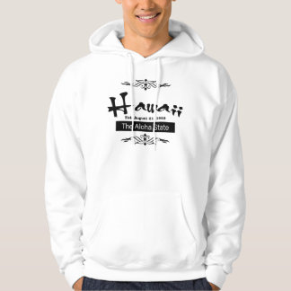 Sötskjorta med USA-staten Namn-Hawaii. Hoodie