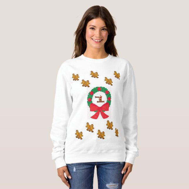 Sötskjorta Pepparkaksgubbe T Shirt (Hel framsida)
