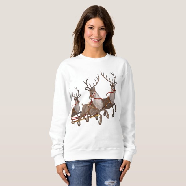 Sötskjorta Reindeer T Shirt (Hel framsida)