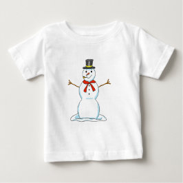 Sötskjorta snögubbe Småbarn T-shirt
