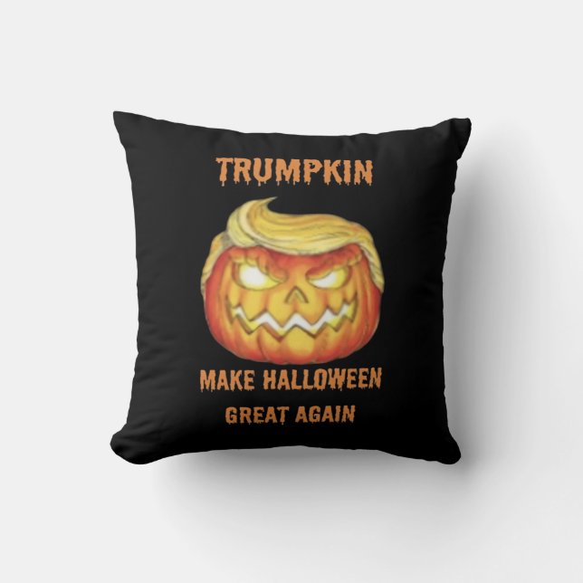 Sötskjorta, Trumpkin, Halloween Classic Kudde (Framsida)