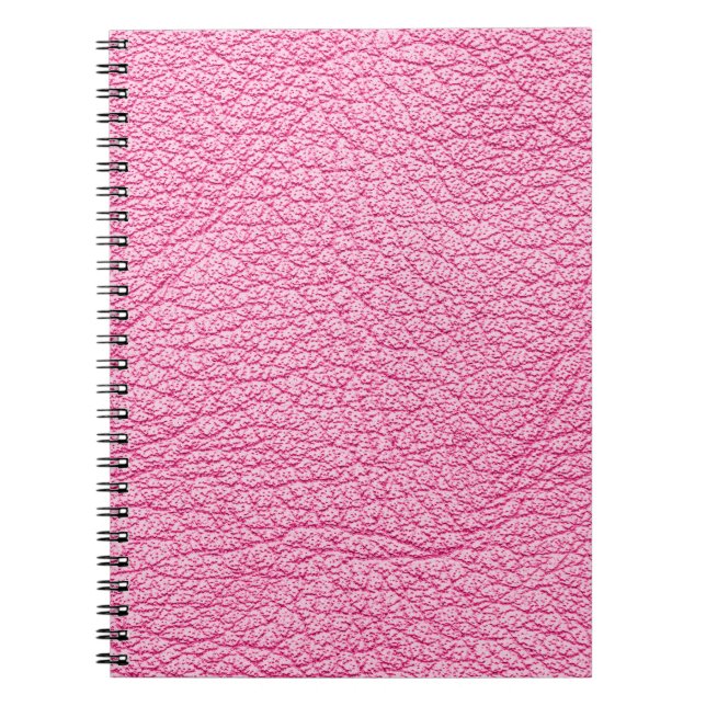 Sötskläder, texturerad rosa. anteckningsbok (Framsidan)