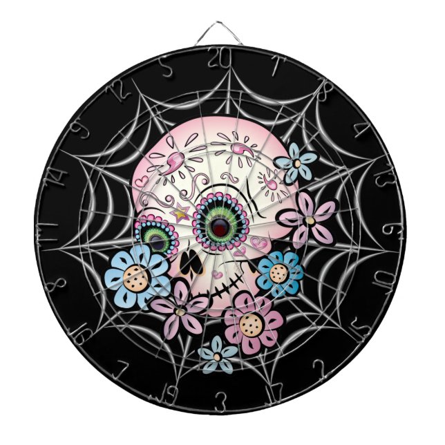 Sötsocker Skull Darttavla (Framsidan)
