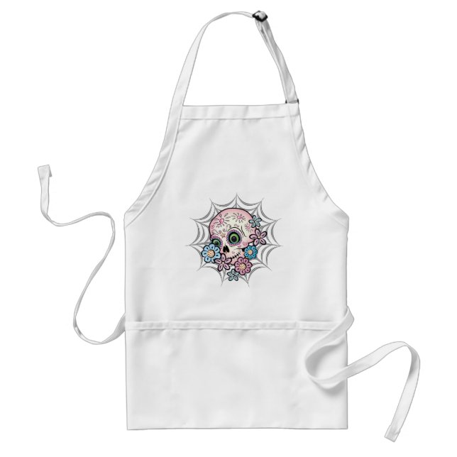 Sötsocker Skull Förkläde (Framsidan)