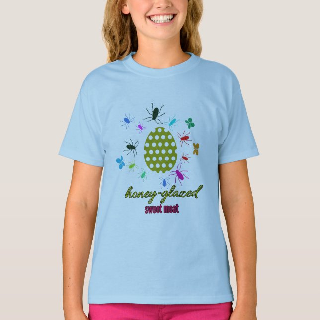 Sötsöt kött, honungsglas t shirt (Framsida)
