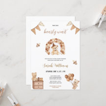 Sötsöt vi kan vänta tidigt på brunbjörnsbabydusche