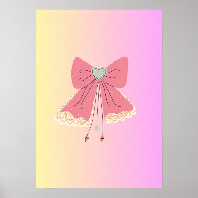 Sött affischdekor poster (Framsidan)