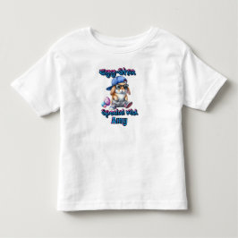 Sött ägg extra speciellt barn påskhare hip hop t shirt